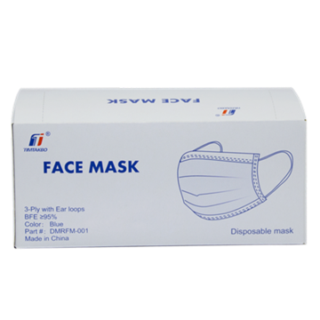 50 pcs masker sekali pakai 3-lapis masker wajah